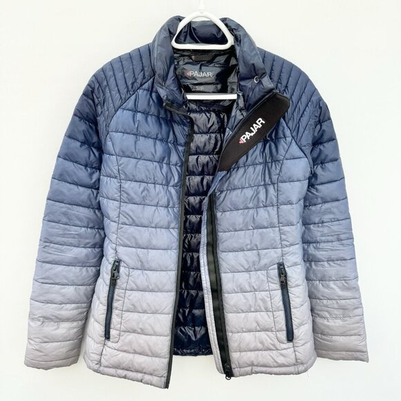 Pajar Aurora Women Coat Packable 0 To -10 Celsius Ombre Small Removable Hood - Picture 3 of 16